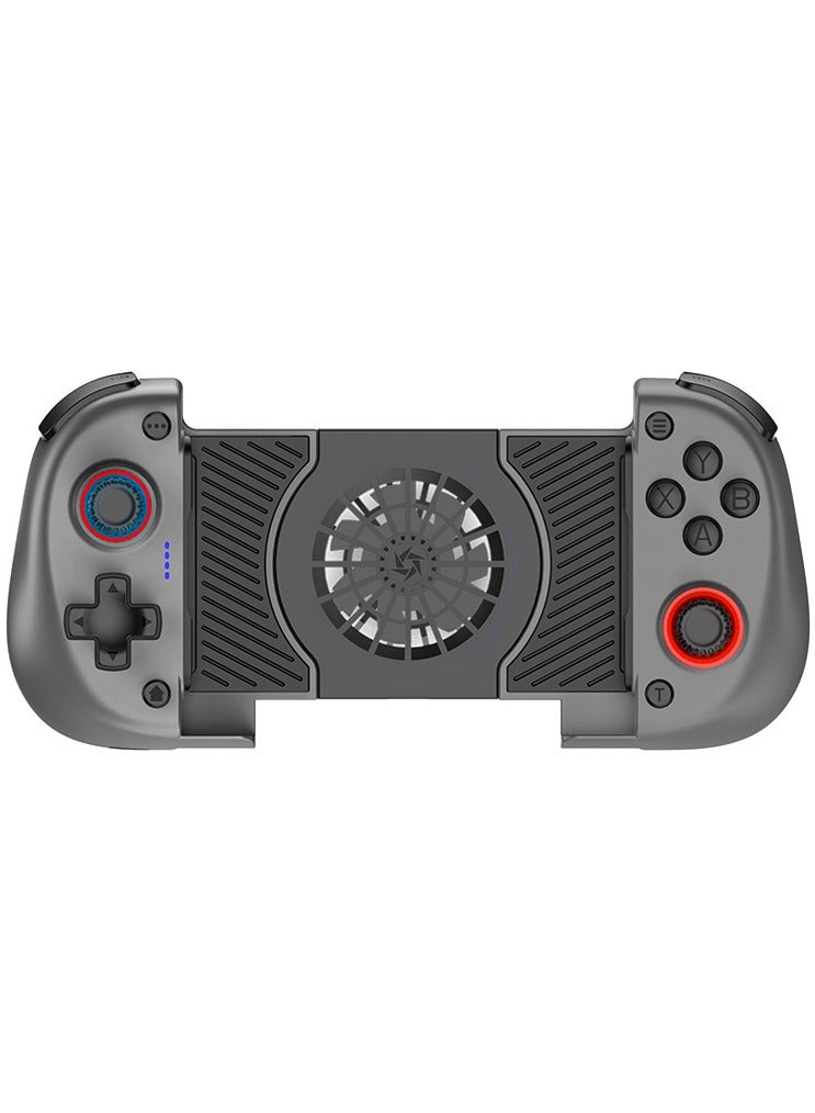 RALAN Classic Stretching Gamepad X3 Cooling Fan Gaming Controller Stretching:127~180mm/5-7.1inch for Nintendo Switch/Windows/Android V3 Direct Mode /iOS 13.4 or above Mac OS MFI Mode/Android Phone Tablet Standard HID Mode with Hall Joystick, Linear Hall Trigger, Dual Vibration Motor, 370mAh Lithium Battery Play 10 Hours - Image 1